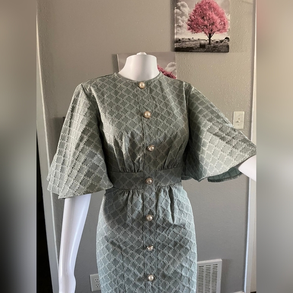 Knee length dress,long dress,short dress, sleeveless dress - Picture 4 of 7